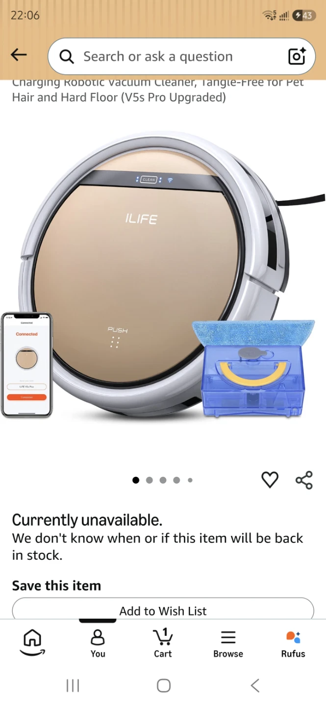 ILIFE V5s Plus Robot Vacuum and Mop - photo 4