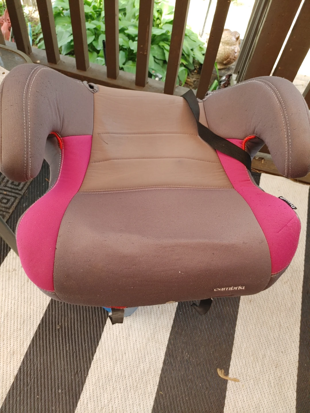 Cambria Booster Car Seat - Pink/Brown