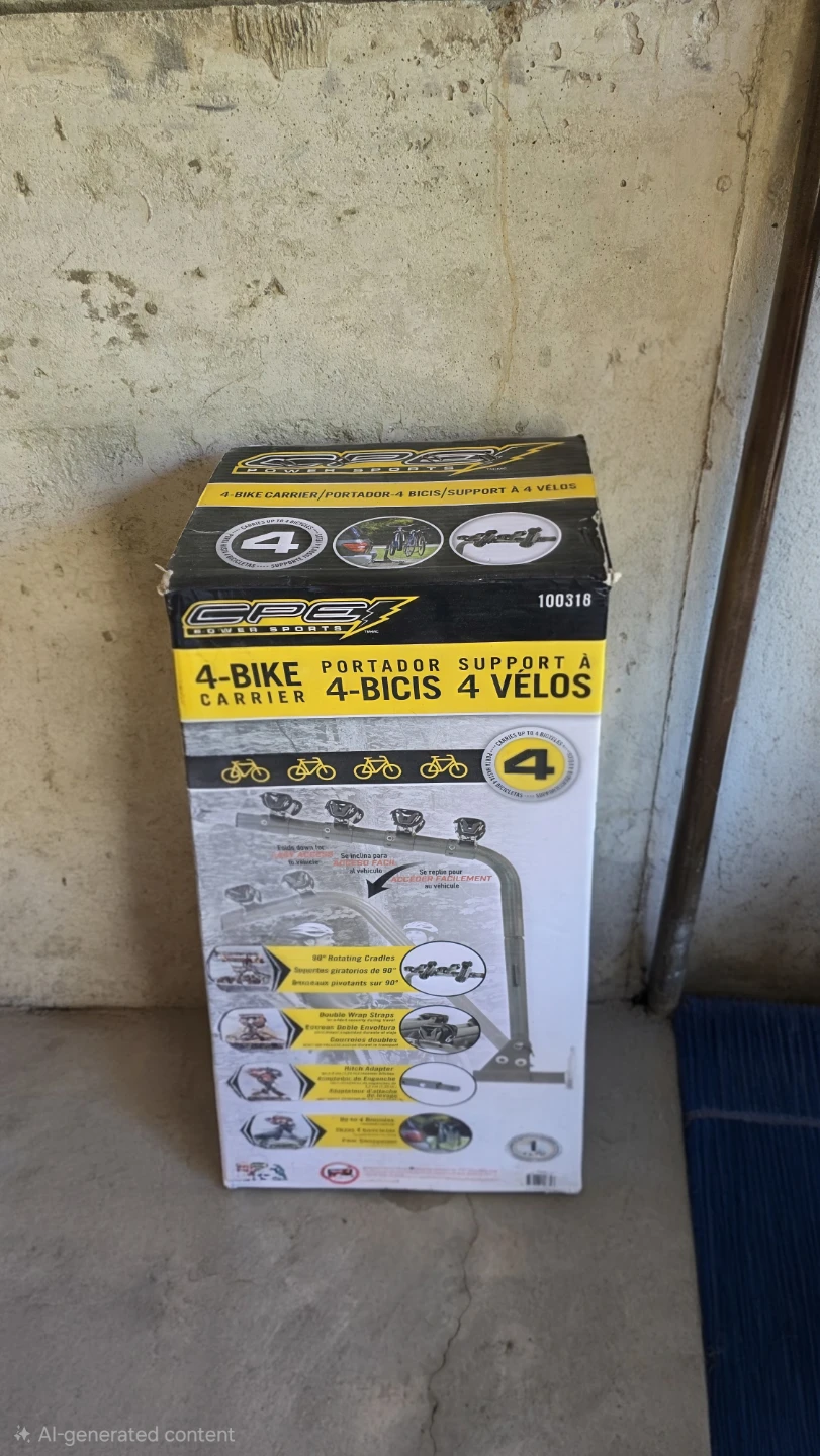 4-Bike Hitch Rack - CPE Power Sports (Mint Condition)