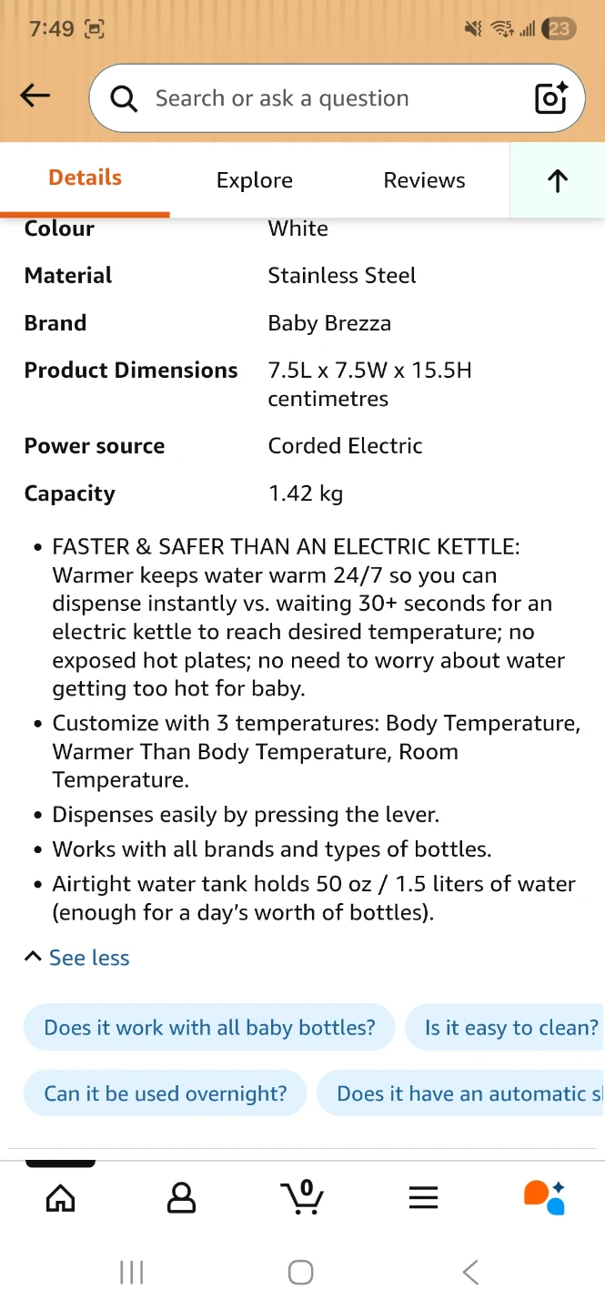Baby Brezza Instant Warmer - photo 3