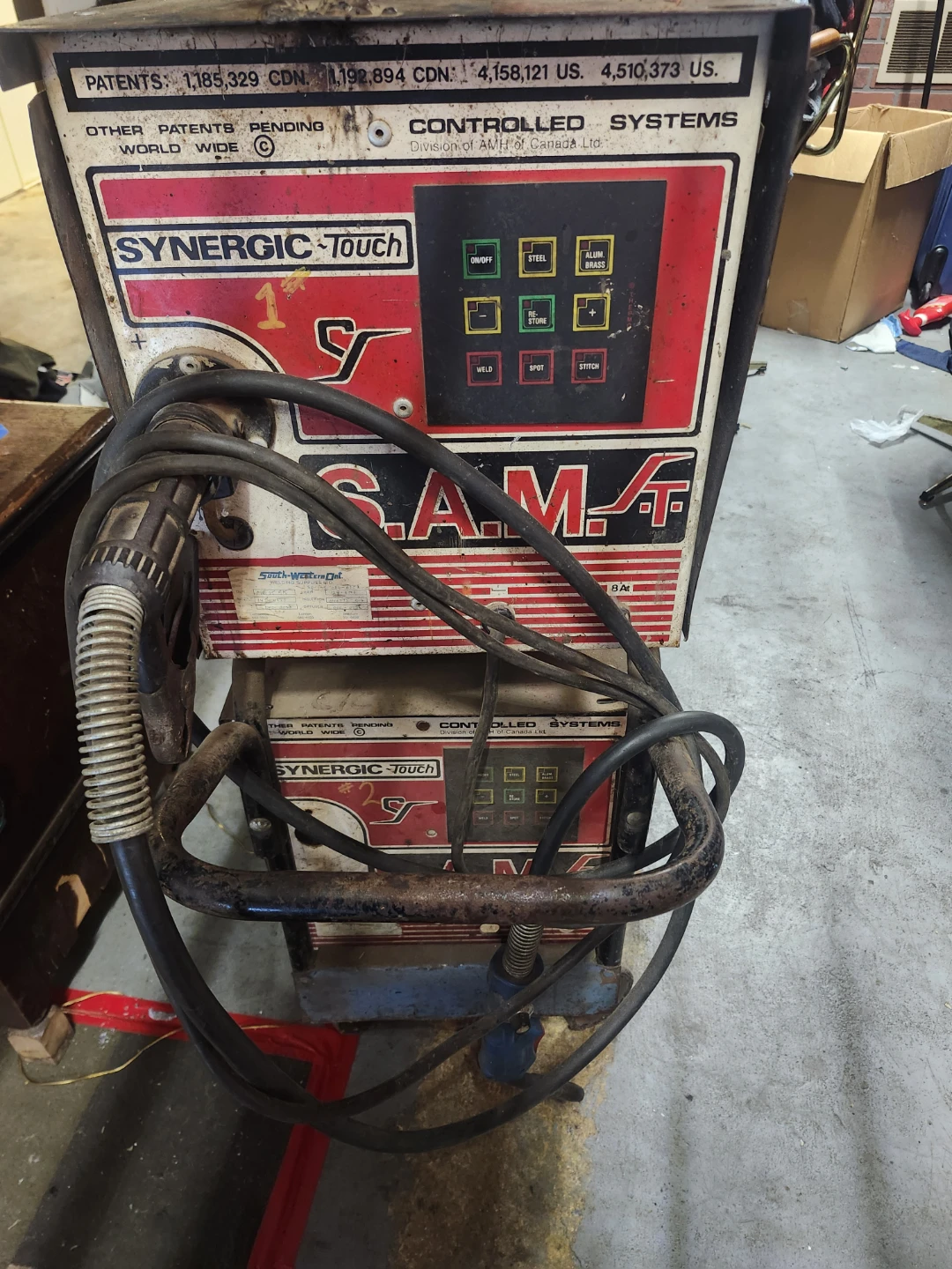 Controlled Systems Synergic-Touch SAM TIG Welder