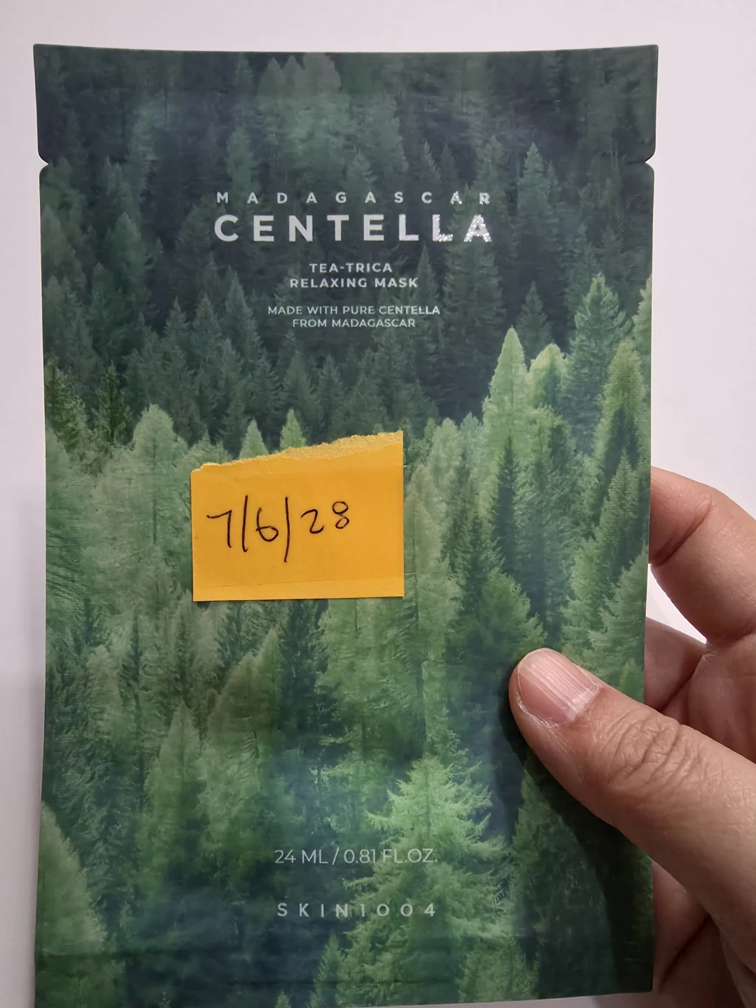 SKIN1004 Madagascar Centella Tea-Trica Relaxing Mask 1ct ⚽️