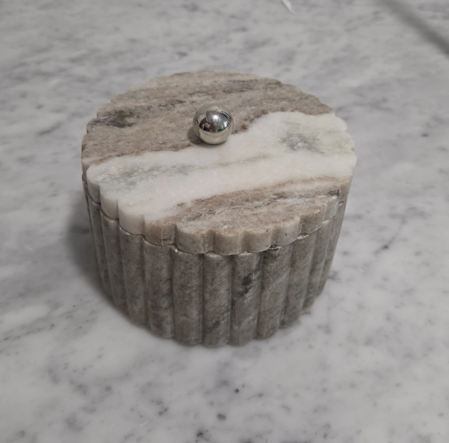 Marble Trinket Box with Lid - photo 2