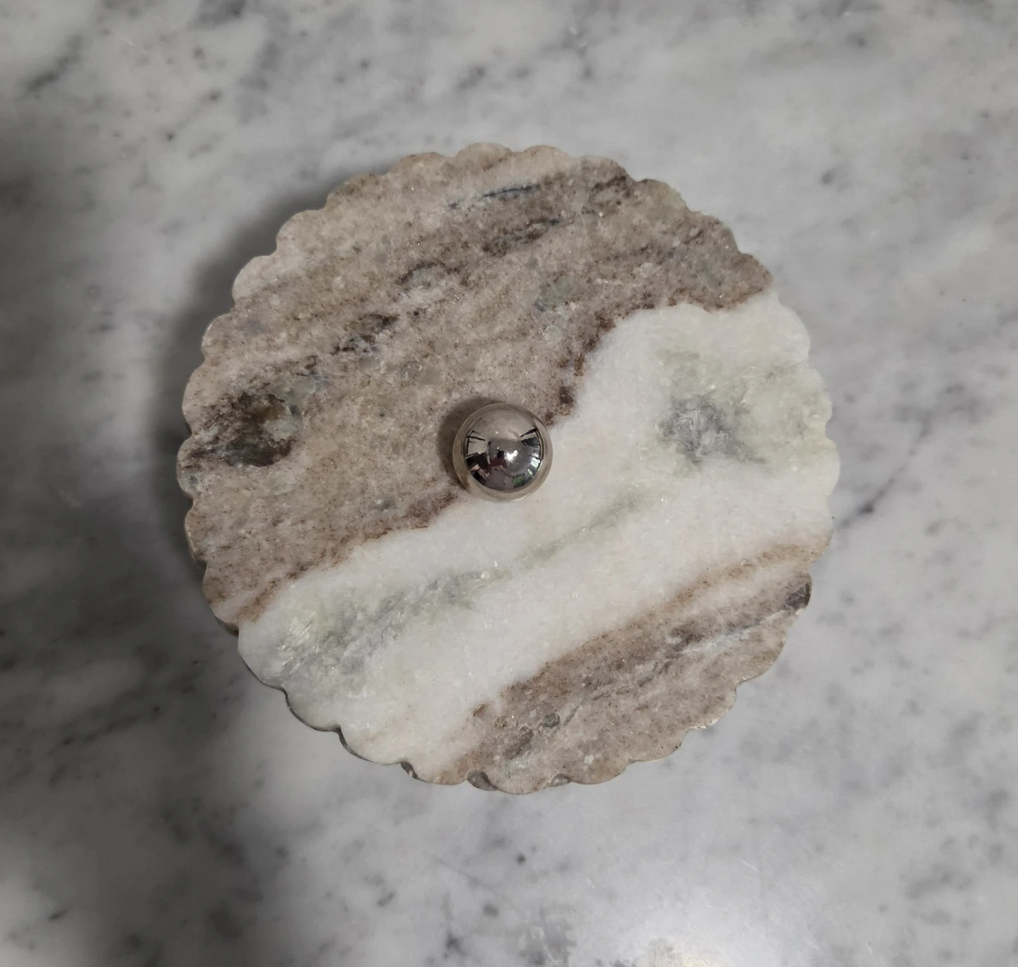 Marble Trinket Box with Lid - photo 3