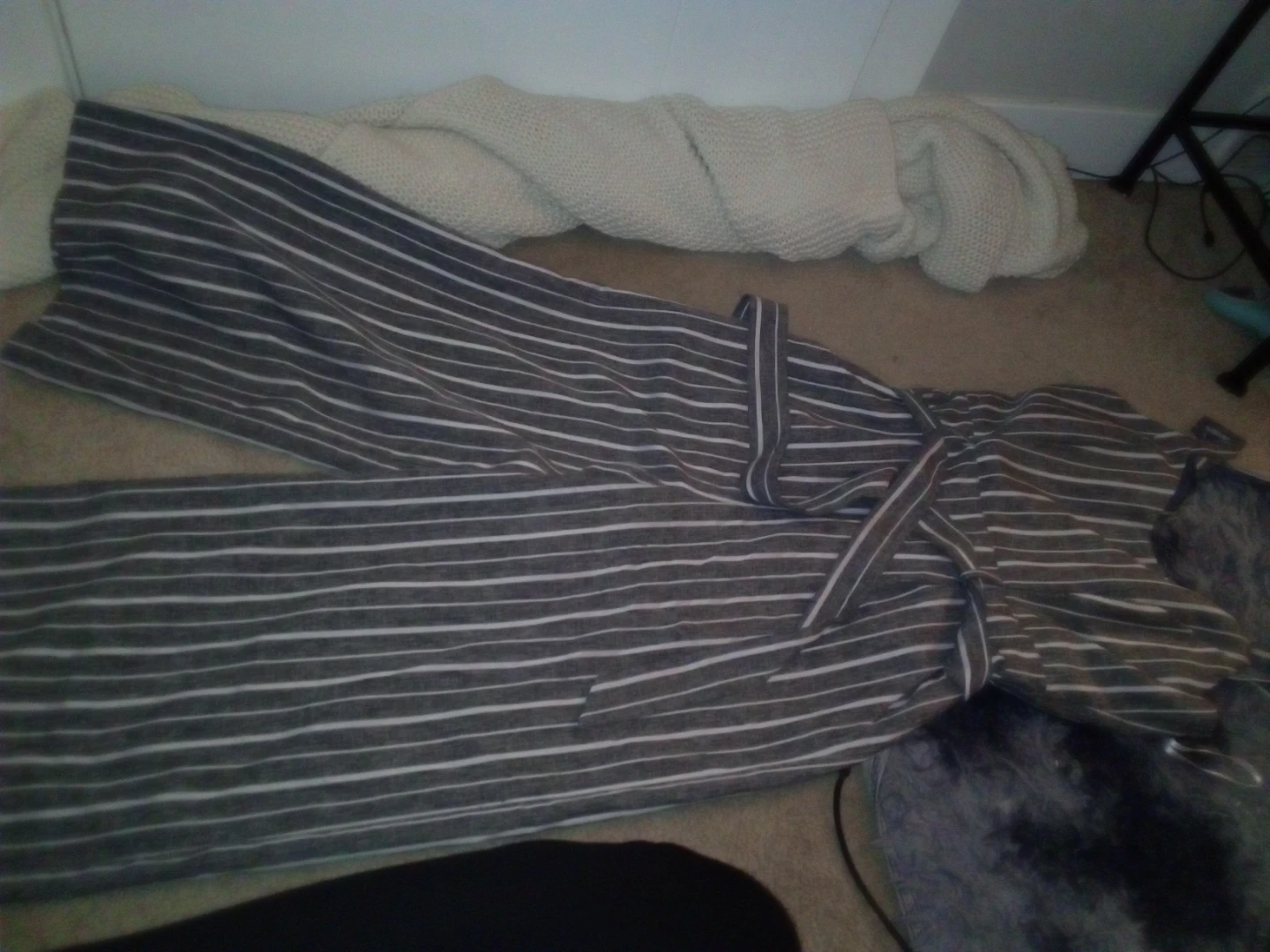 Papillon Striped Wide Leg Pants XS