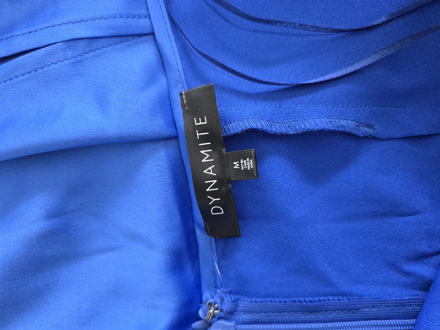 Dynamite Blue Halter Neck Maxi Dress - photo 2