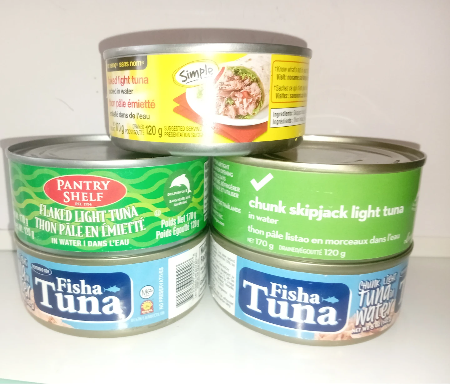 Assorted Canned Tuna