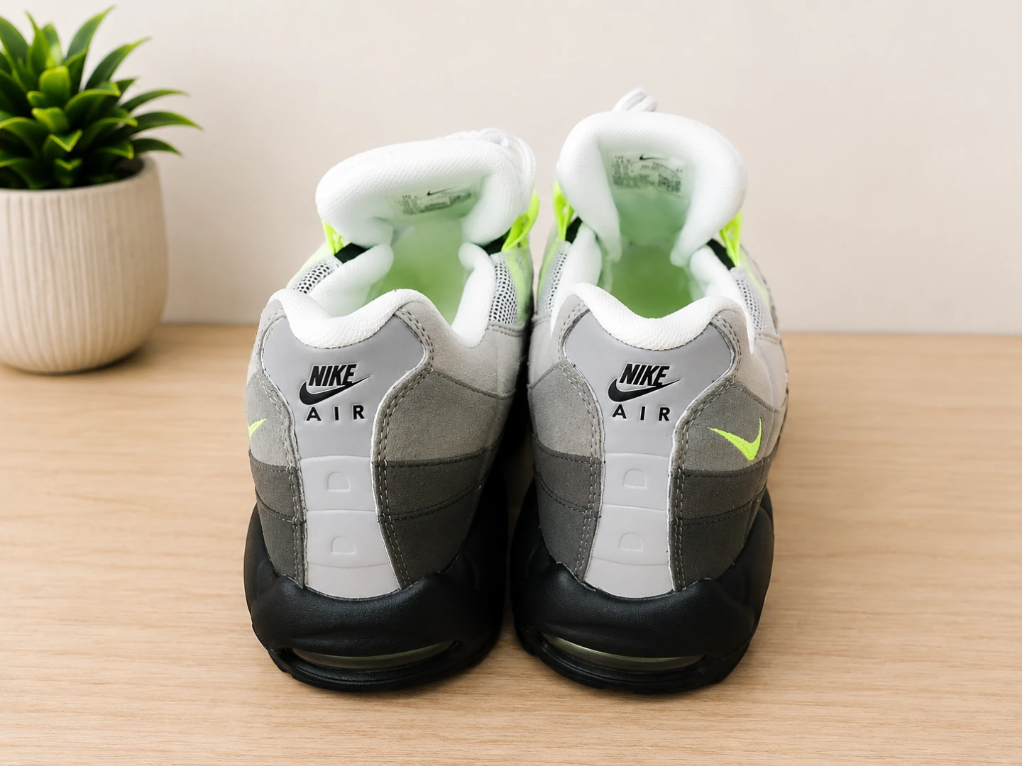 Nike Air Max 95 Neon Volt Grey Shoes - photo 3