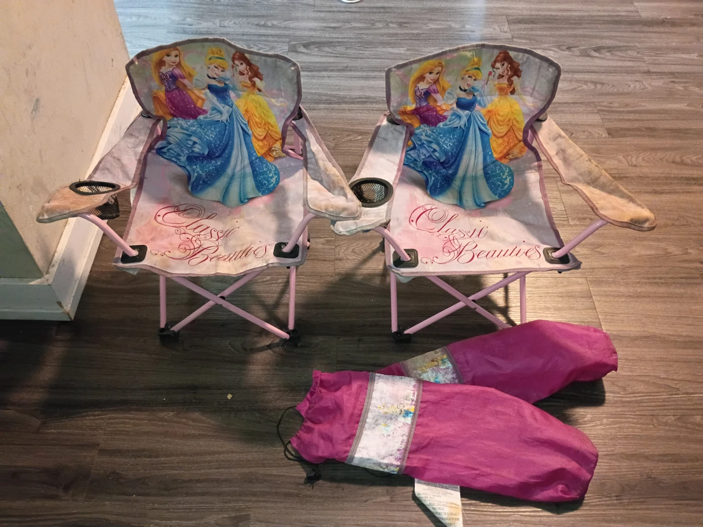 Disney Princess Kids Folding Camp Chairs