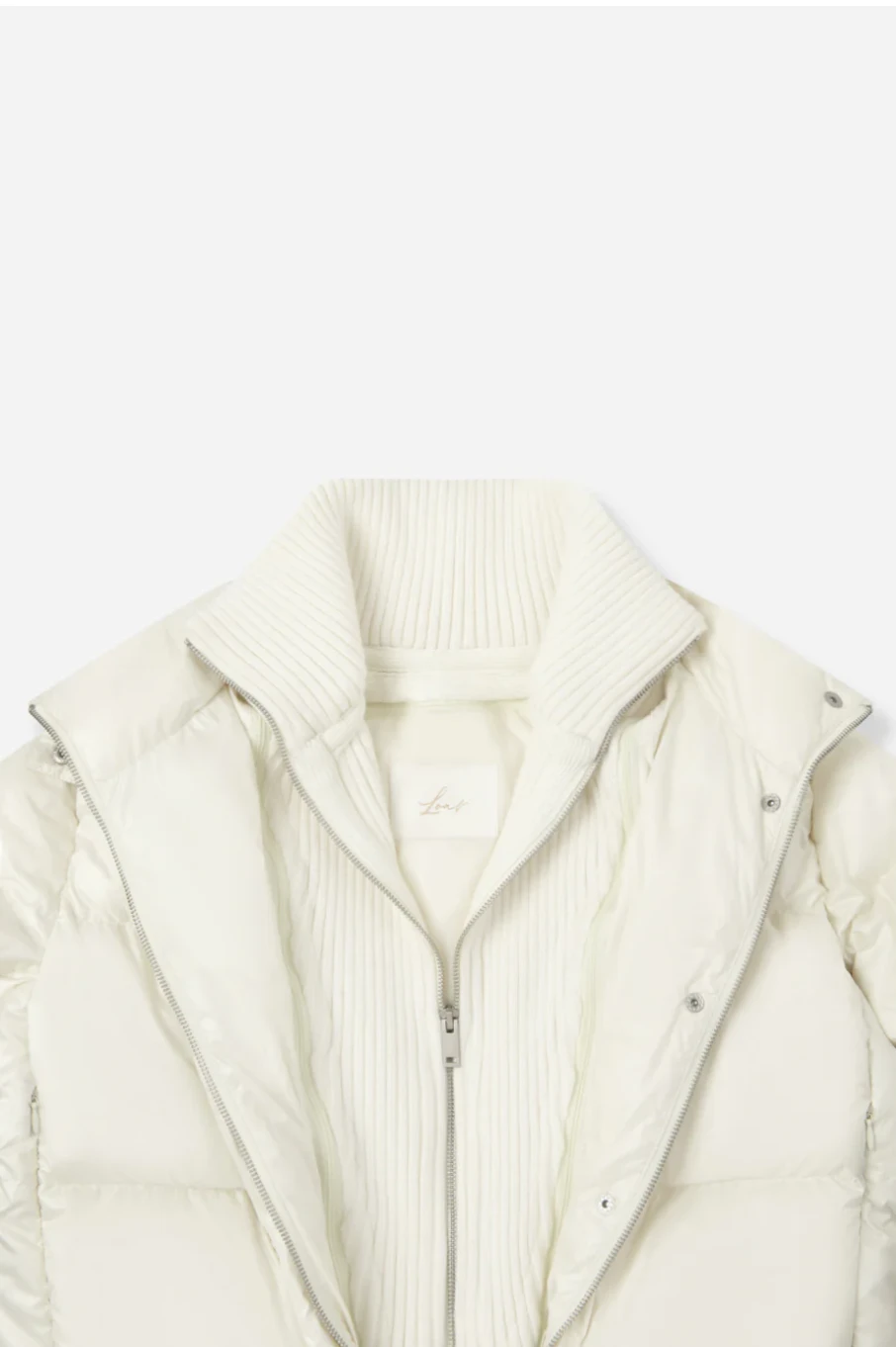 Cream Puffer Jacket - photo 2