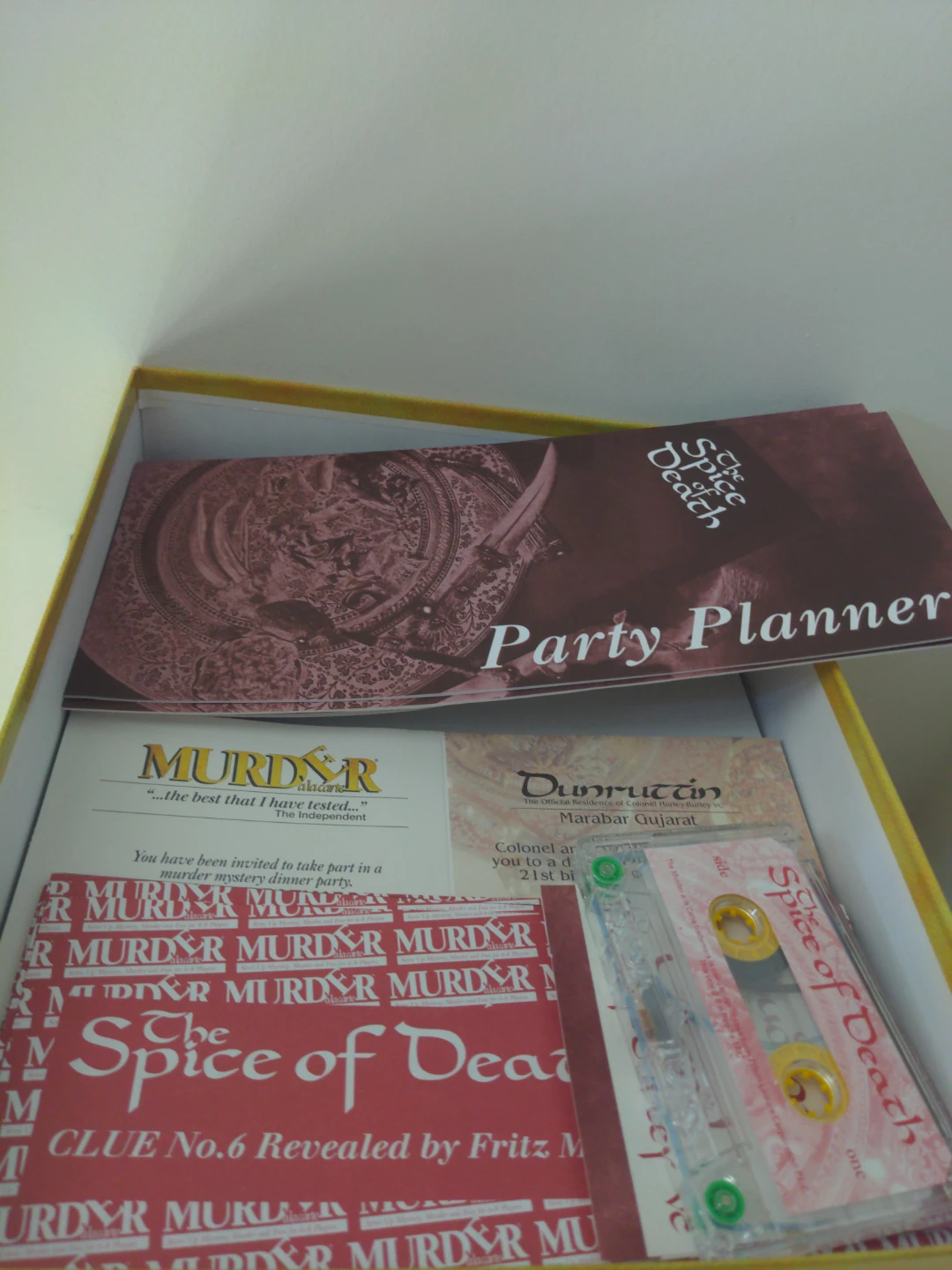 Murder Mystery The Spice of Death Board Game⚽ - photo 2