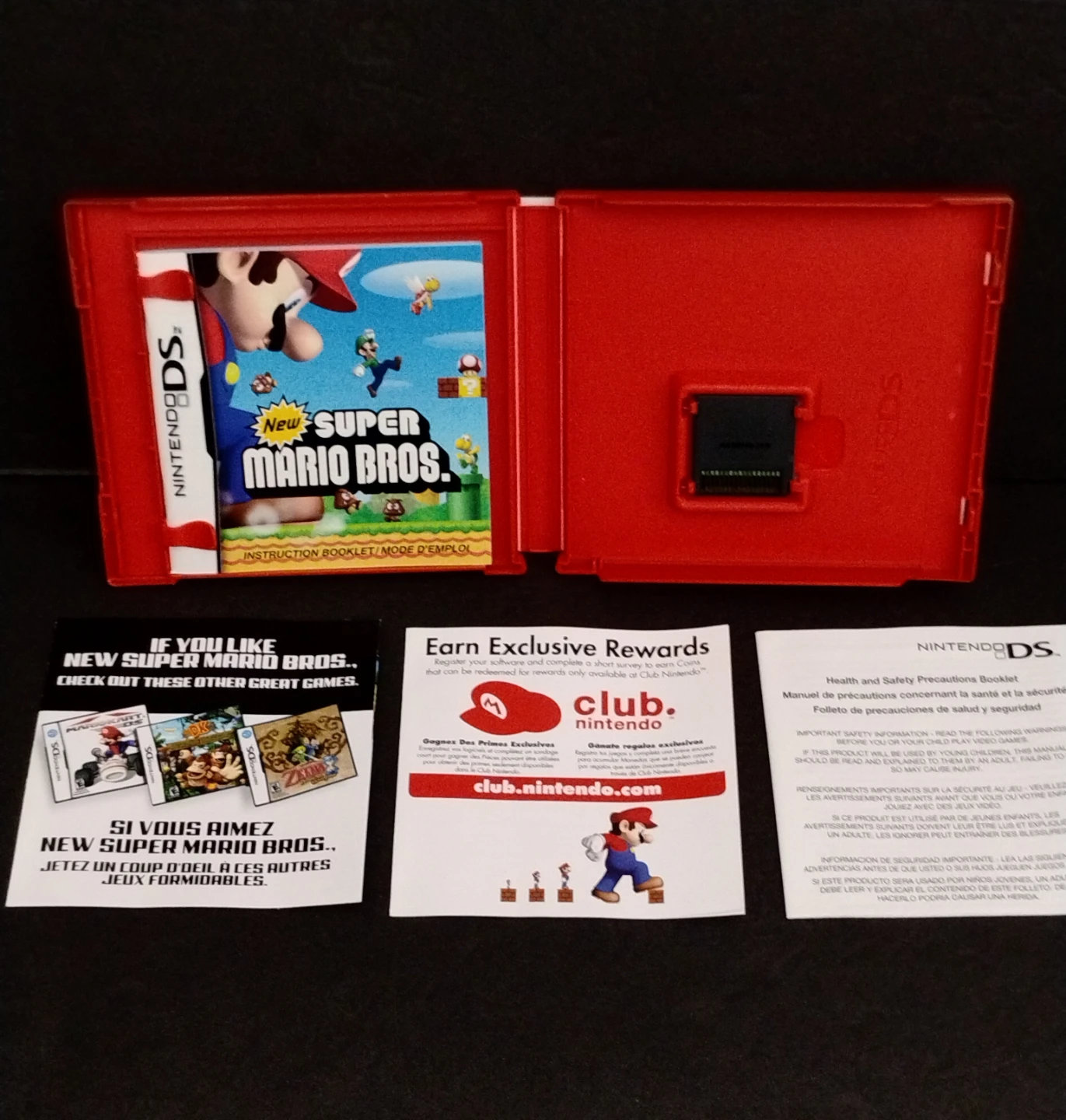 New Super Mario Bros. Nintendo DS, CIB with manual & inserts. - photo 3