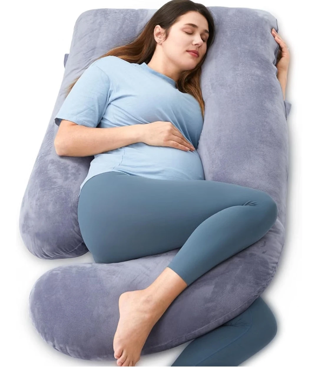 Momcozy U-Shaped Full Body Pregnancy Pillow