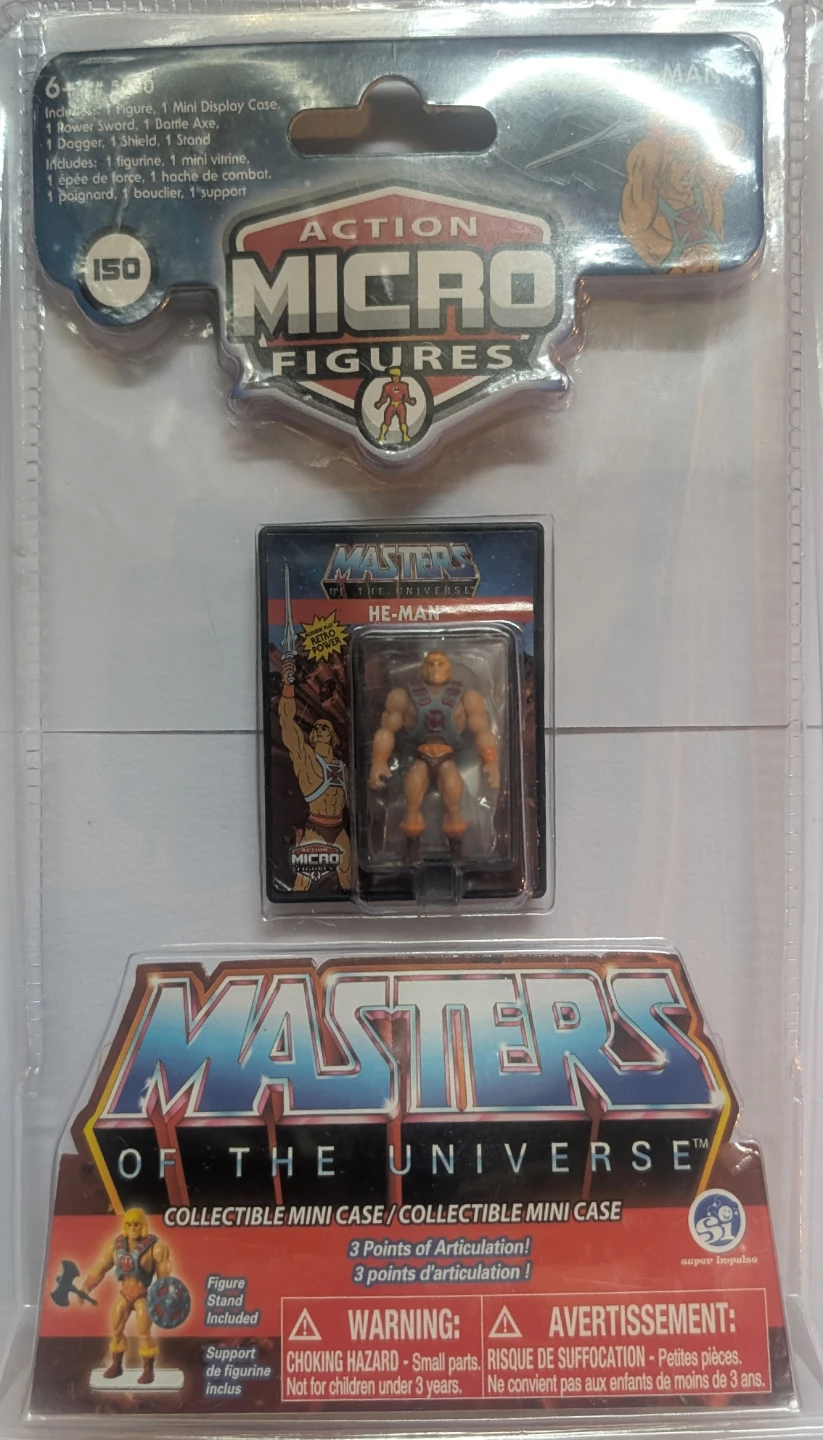 World's Smallest Masters Of The Universe: Set of He-Man figures - photo 2