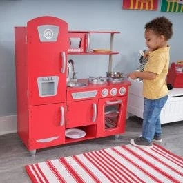 KidKraft Red Wooden Play Kitchen