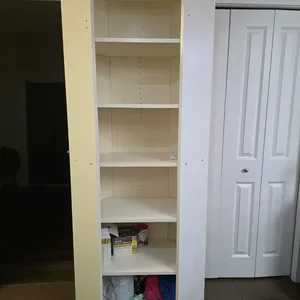 White Corner Bookshelf