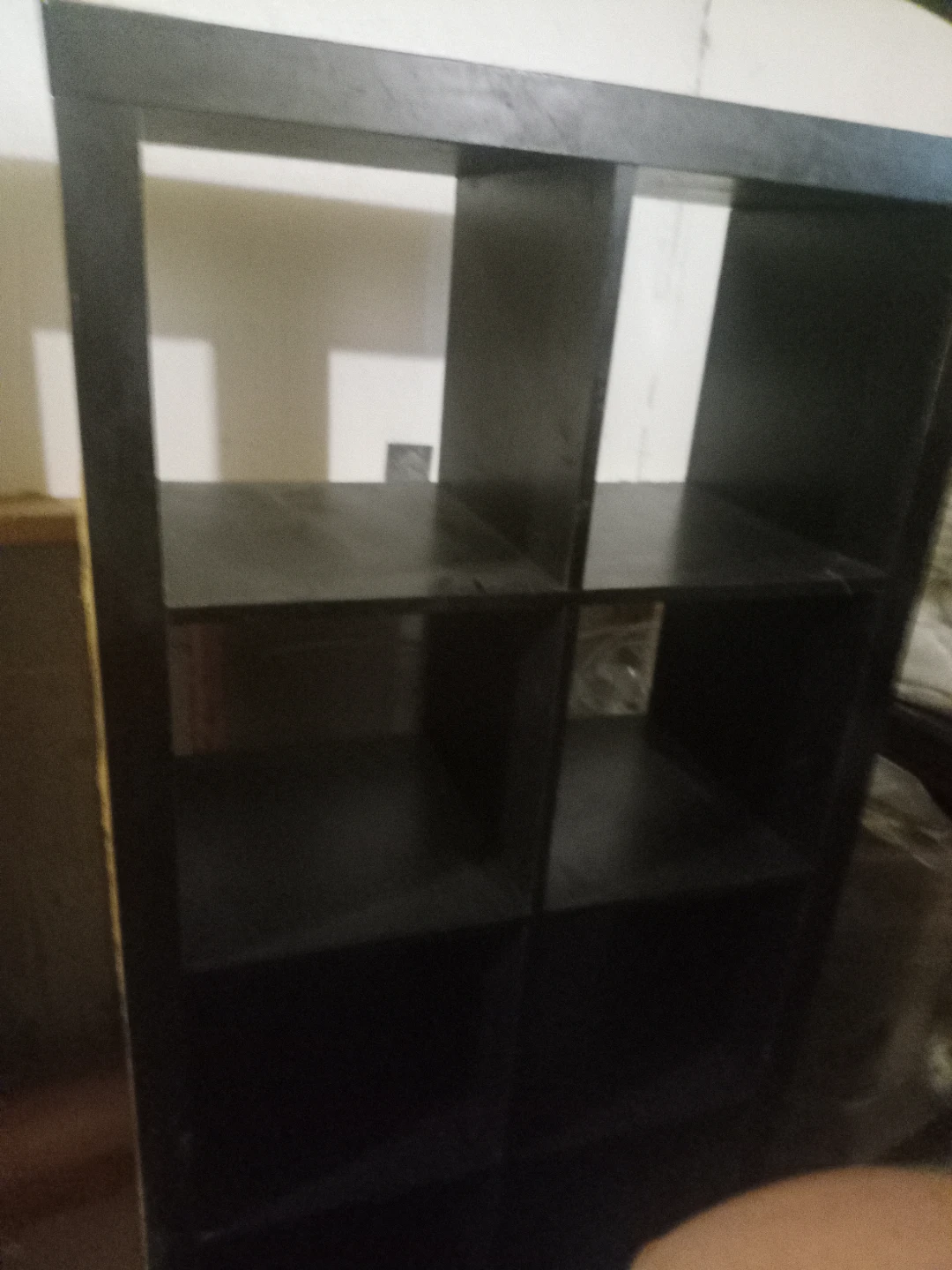 Black Cube Shelf Unit