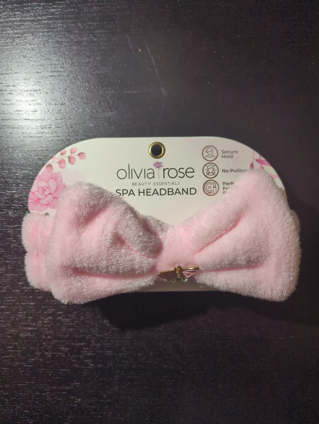 Olivia Rose Pink Spa Headband with Bow