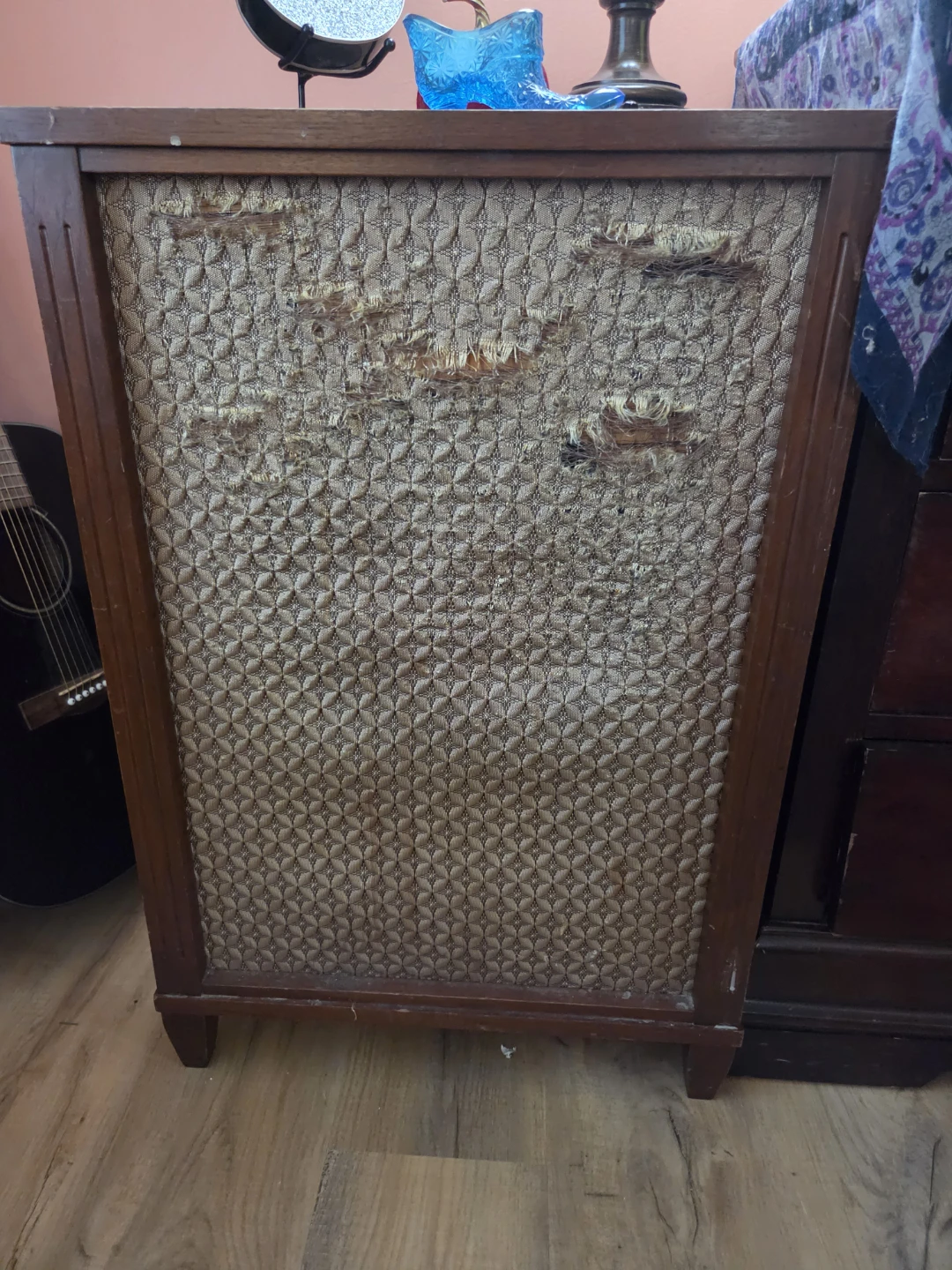 Vintage Wooden Speaker Cabinet - photo 2