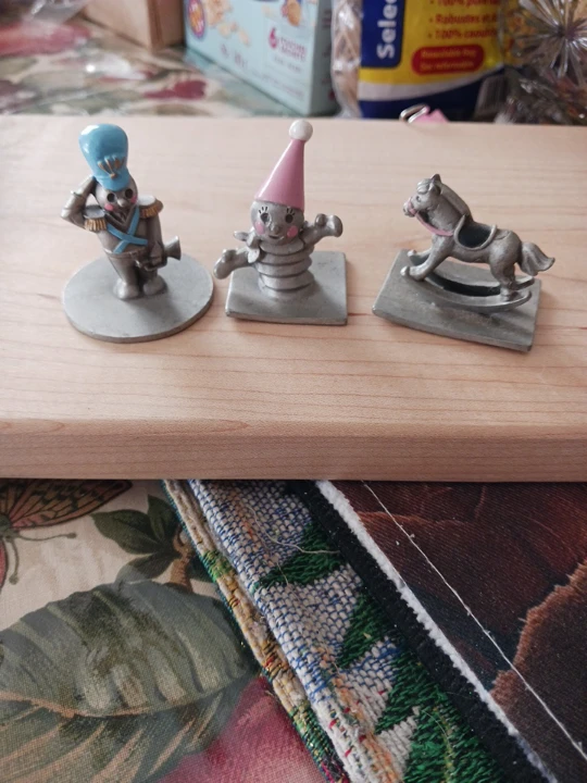 Pewter Figurines - Toy Soldier, Spring Toy, Rocking Horse