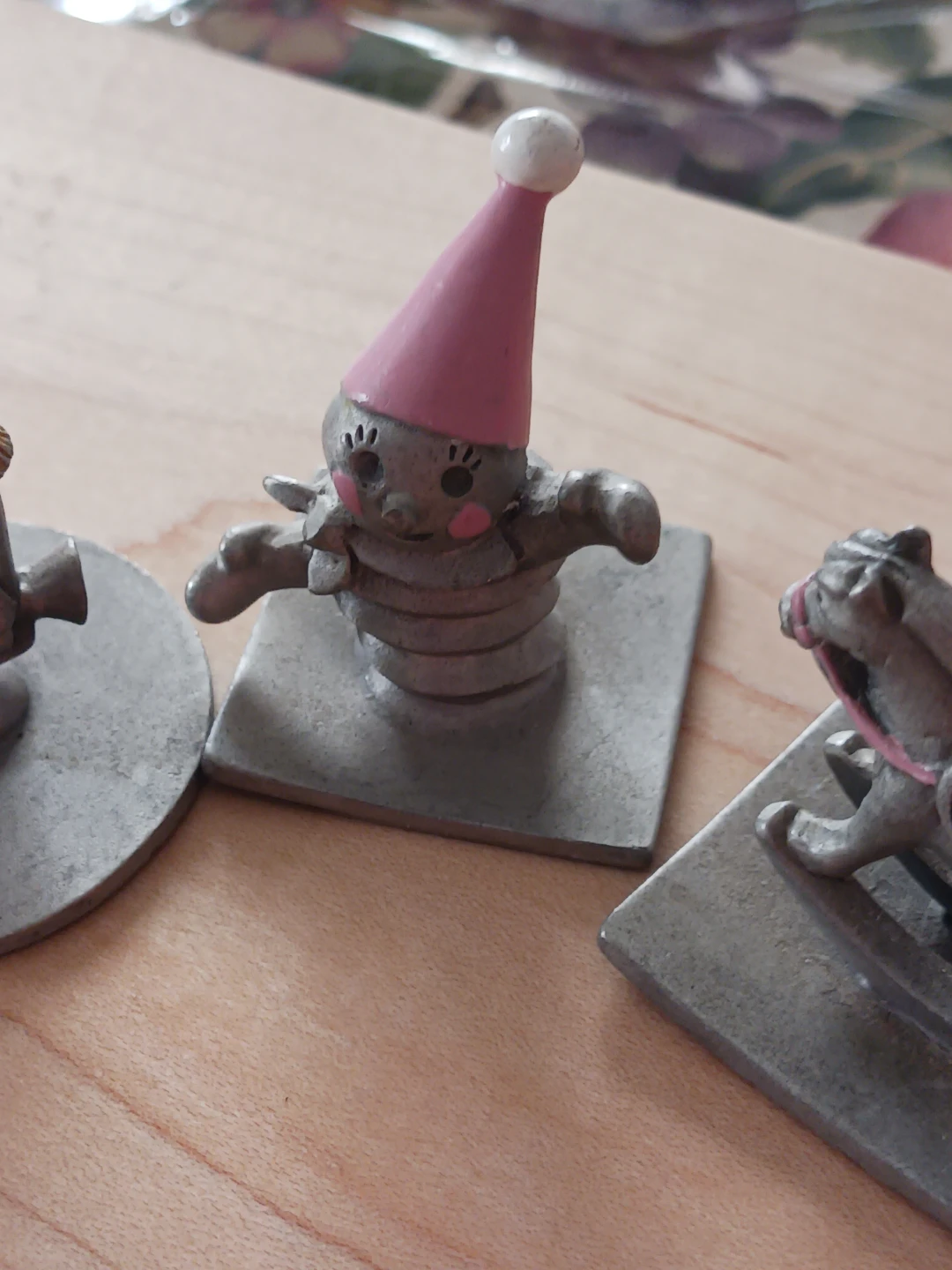 Pewter Figurines - Toy Soldier, Spring Toy, Rocking Horse - photo 4