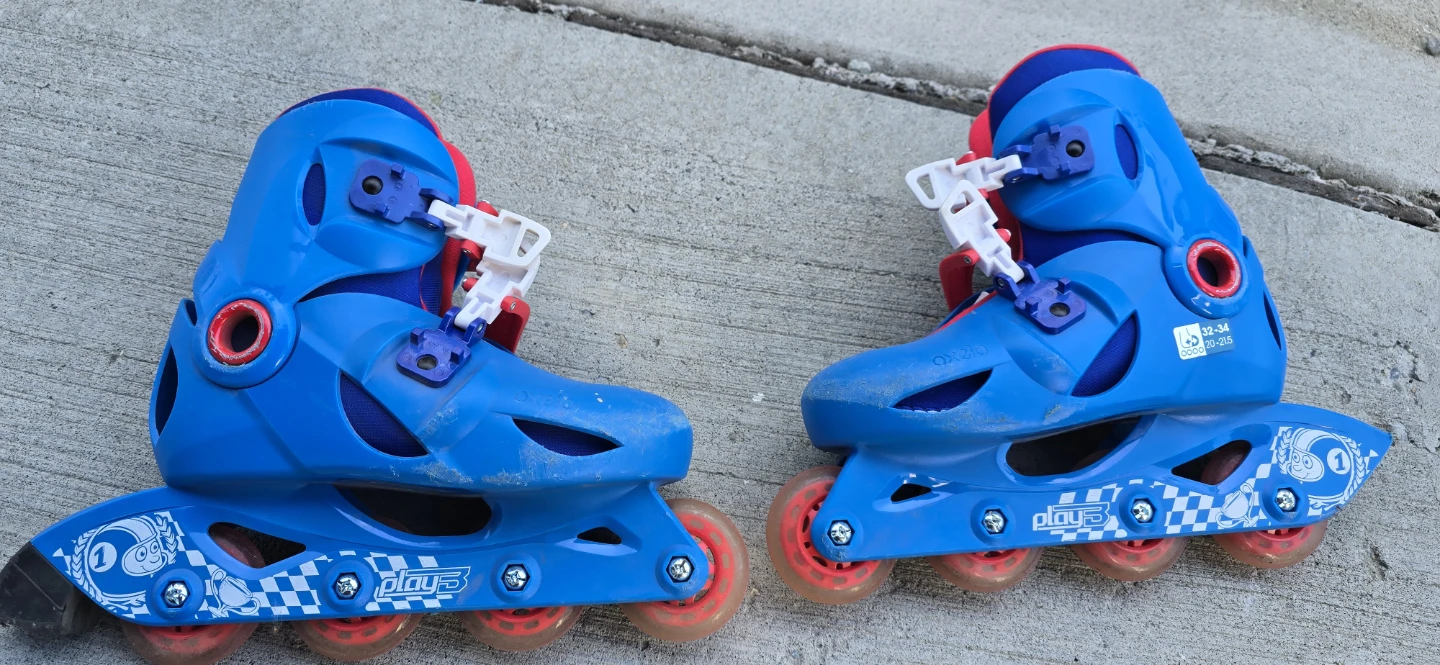 Decathlon Adjustable Inline Skates - Blue