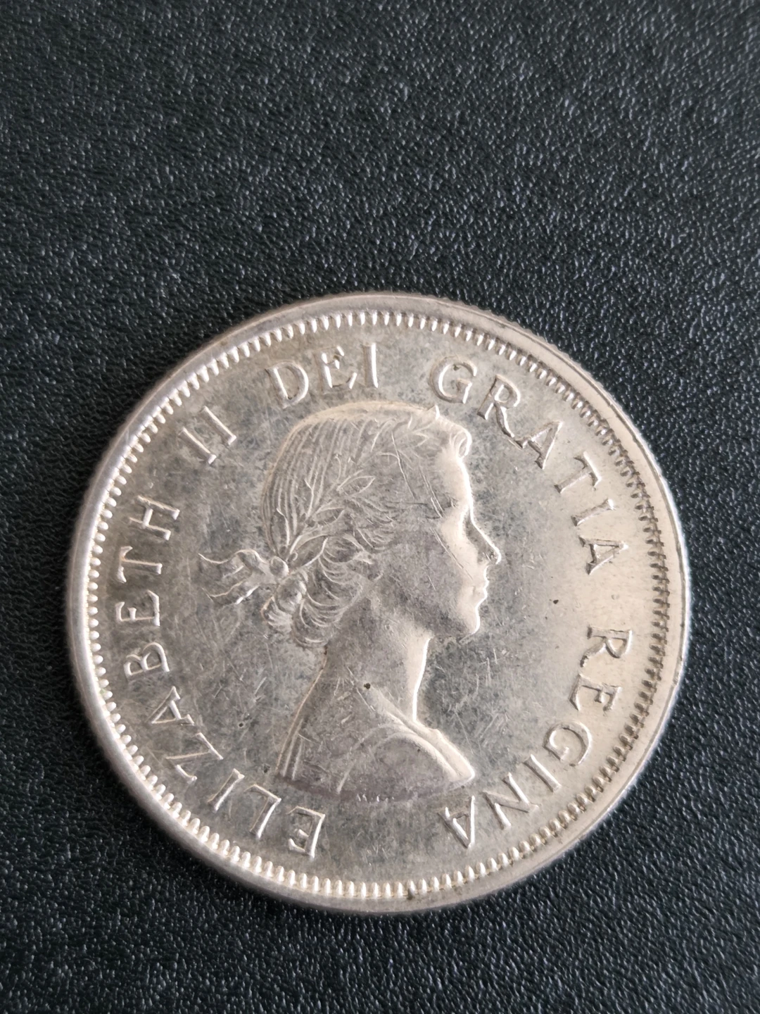 1964 Canada 25 Cents Silver Coin