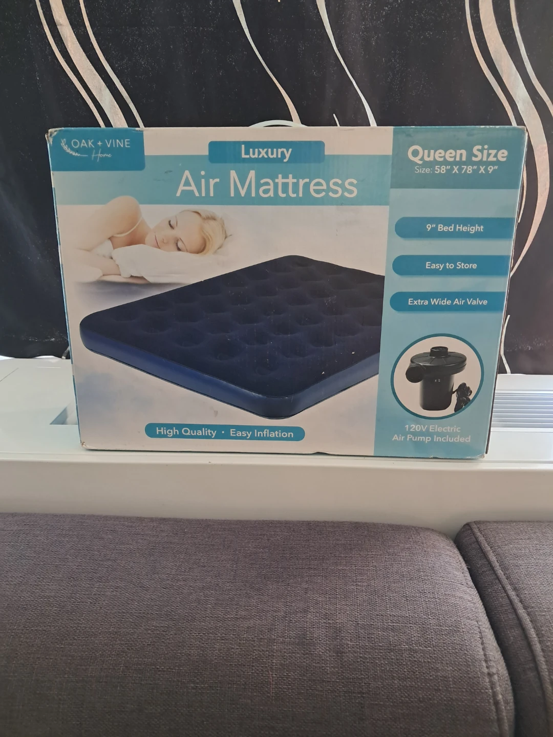 Oak + Vine Luxury Air Mattress Queen Size