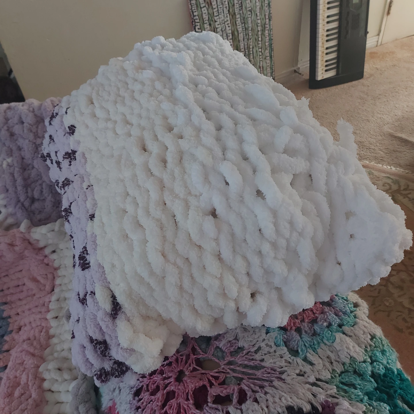Chunky Knit Throw Pillow