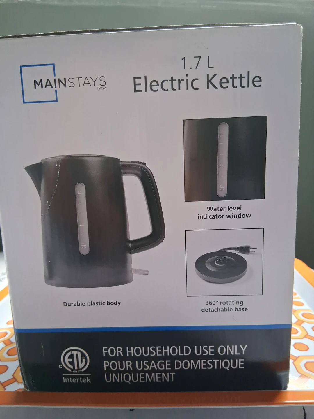Mainstays 1.7 L Electric Kettle