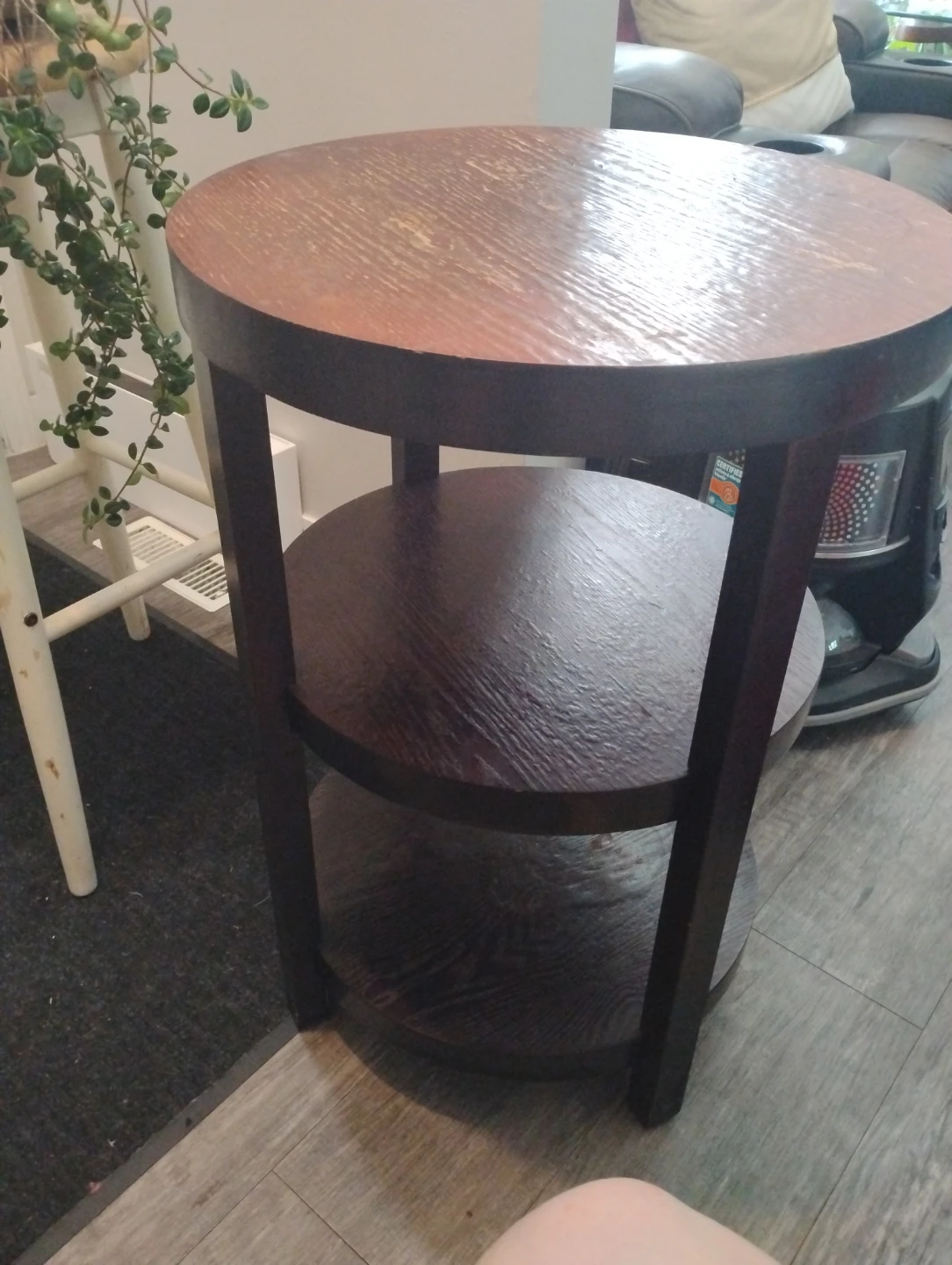 Round 3-Tier Side Table