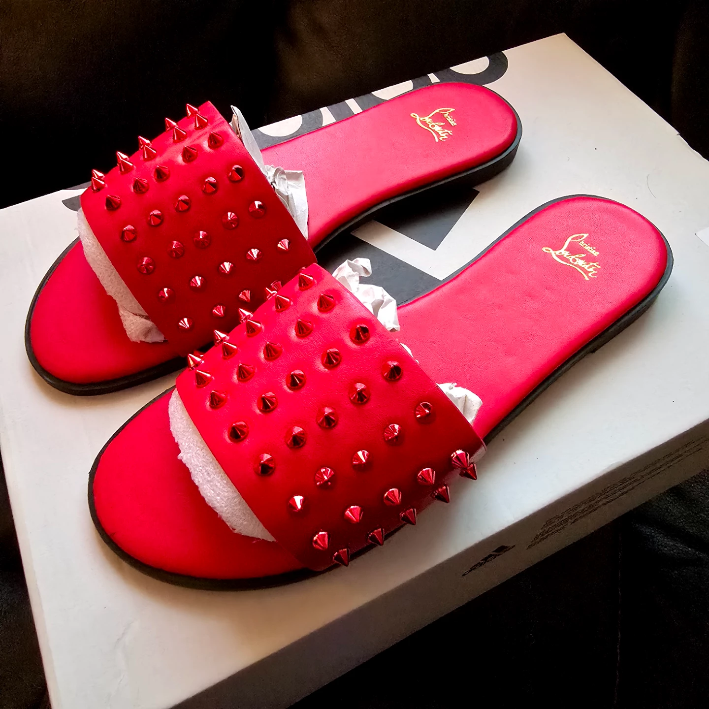 Brand new High Fashion women sleepers Glossy Red sale