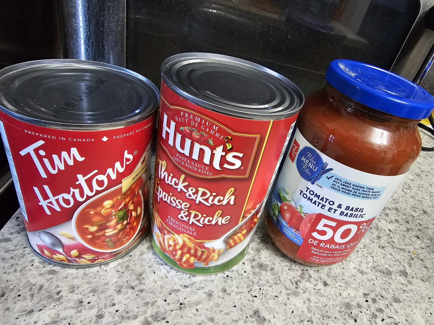 ⚽Tim Hortons Soup and Hunt's Pasta Sauce Bundle