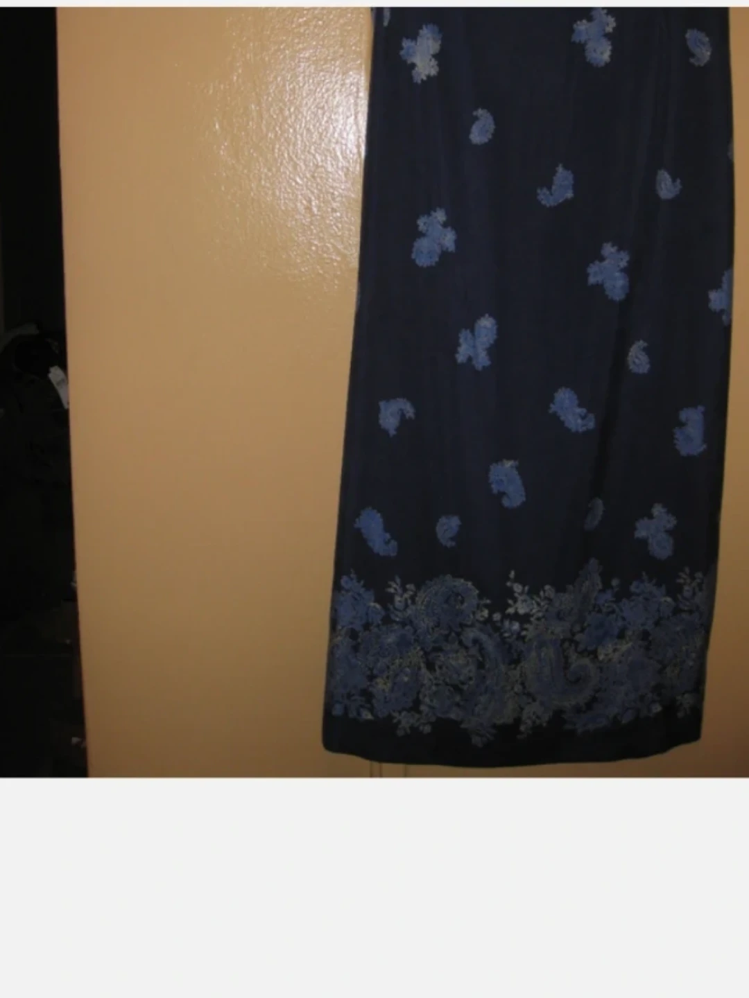 NEW $49.50 EXPRESS LONG WRAP SKIRT- 4 6 8 10 Floral Blue - photo 3