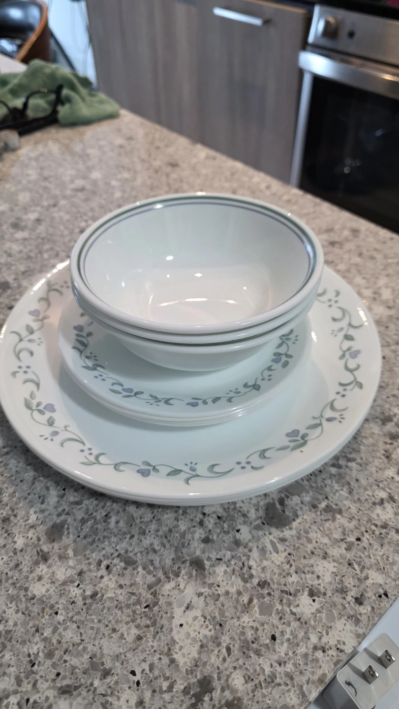 MOVING SALE, Corelle Vitrelle Dinnerware Set