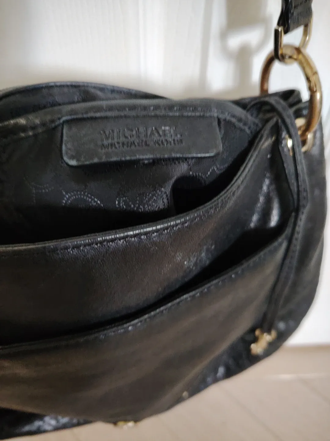 ⚽️Michael Kors Black Leather Shoulder Bag - photo 3