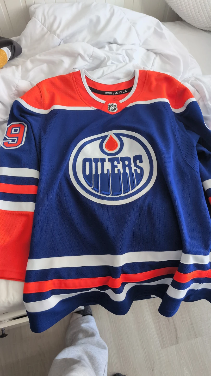 Leon Draisaitl Home Edmonton Oilers Adidas prime green size 54