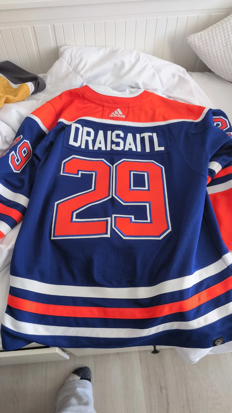 Leon Draisaitl Home Edmonton Oilers Adidas prime green size 54 - photo 4