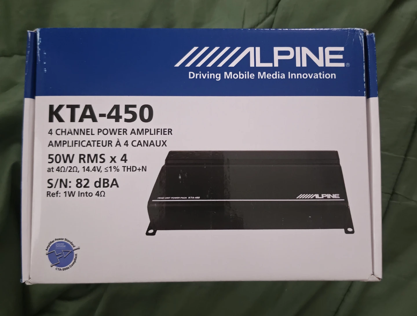 Alpine KTA-450 4 Channel Power Amplifier