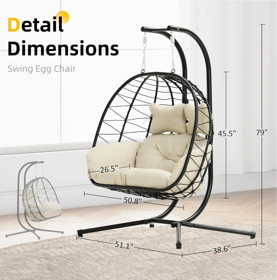 Swing Egg Chair with Stand - photo 2
