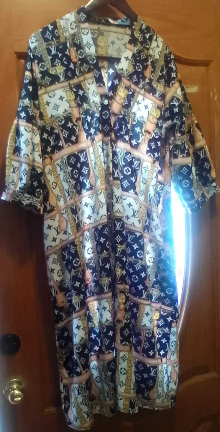 Women's Printed Silk Dress