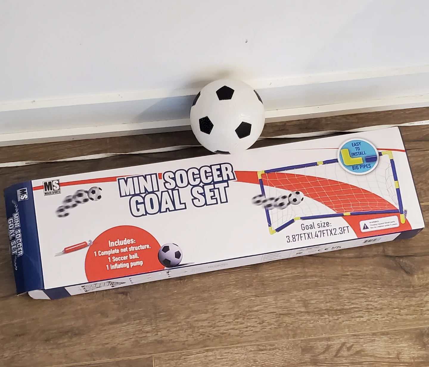 Mini Soccer Goal Set - All Pieces Included