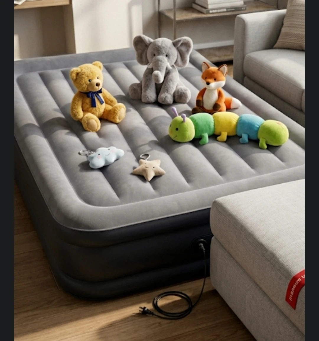 Intex Queen Size Air Mattress with Built-in Pump