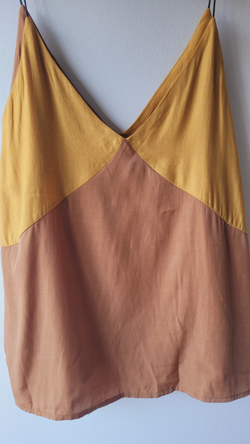 Colour-blocked cami top - photo 3