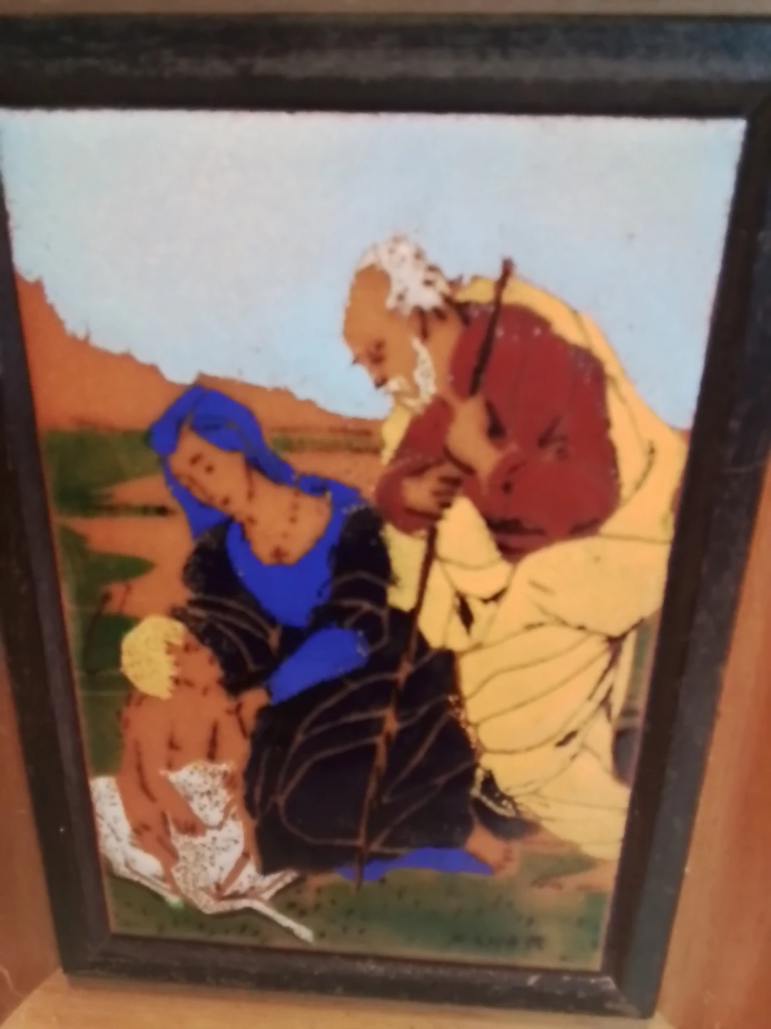 Manor Enamel Art Works Framed Picture - photo 2