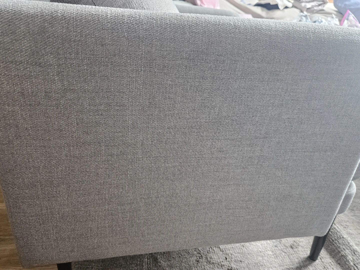 West Elm Accent Chairs – Light Gray | Set of 2 - photo 5