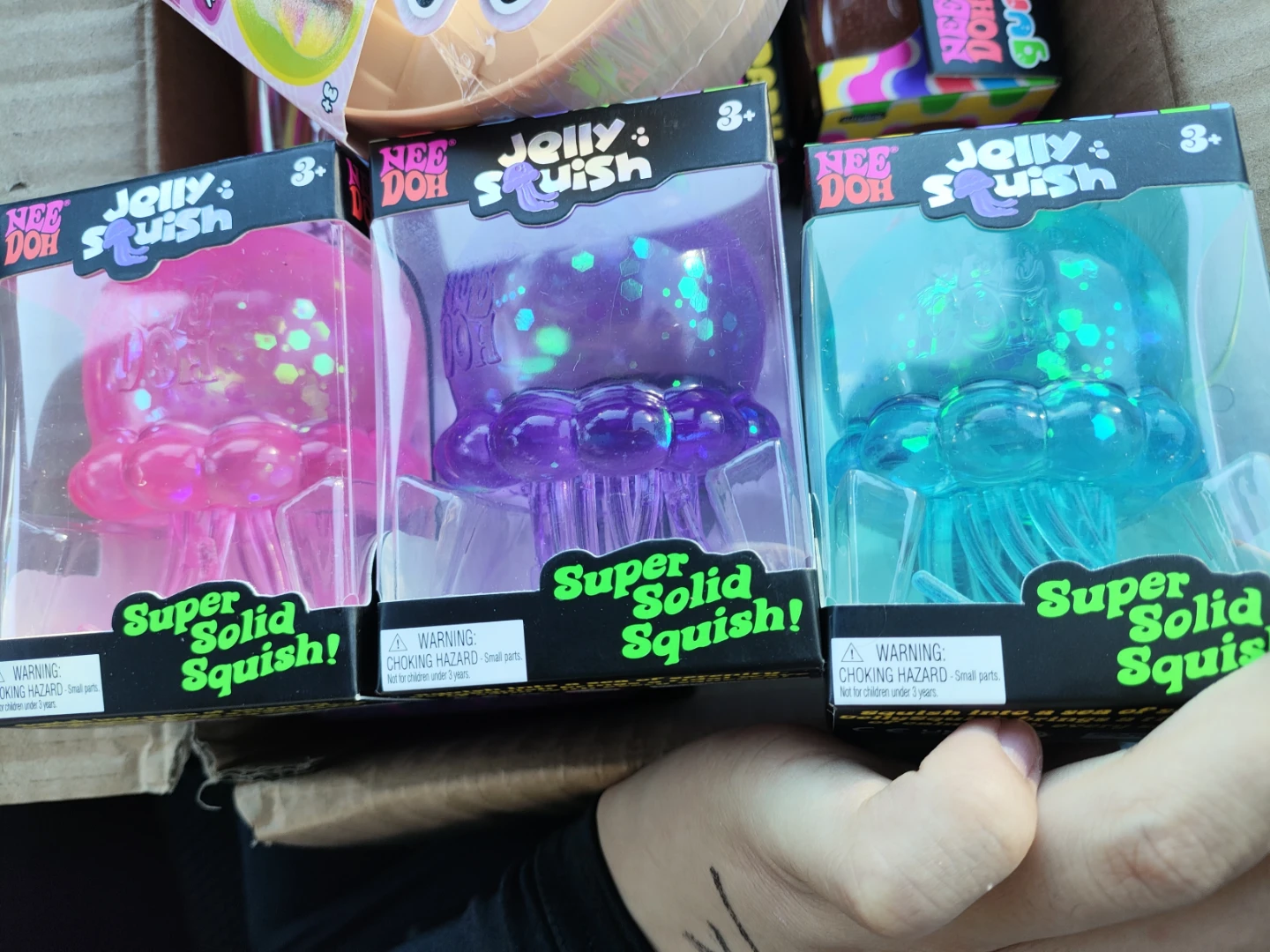 Nee Doh Jelly Squish Super Solid Squish Toy