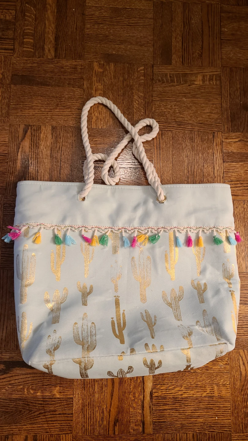 Ardene Cactus Print Tote Bag