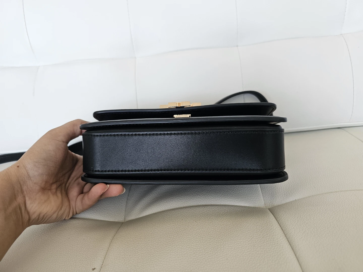Authentic Tory Burch Black Leather Shoulder Bag - photo 4