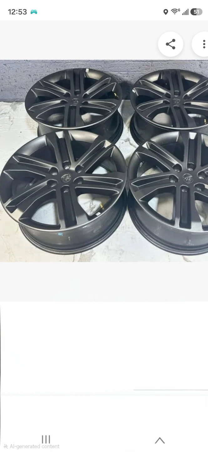 2022 Ford F150 FX4 FX2 20" Gray Wheels Set of 4